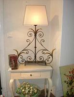 lampe fer forgé pour Gros Ours du Brabant 