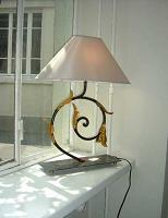lampe fer forgé pour Gros Ours du Brabant 